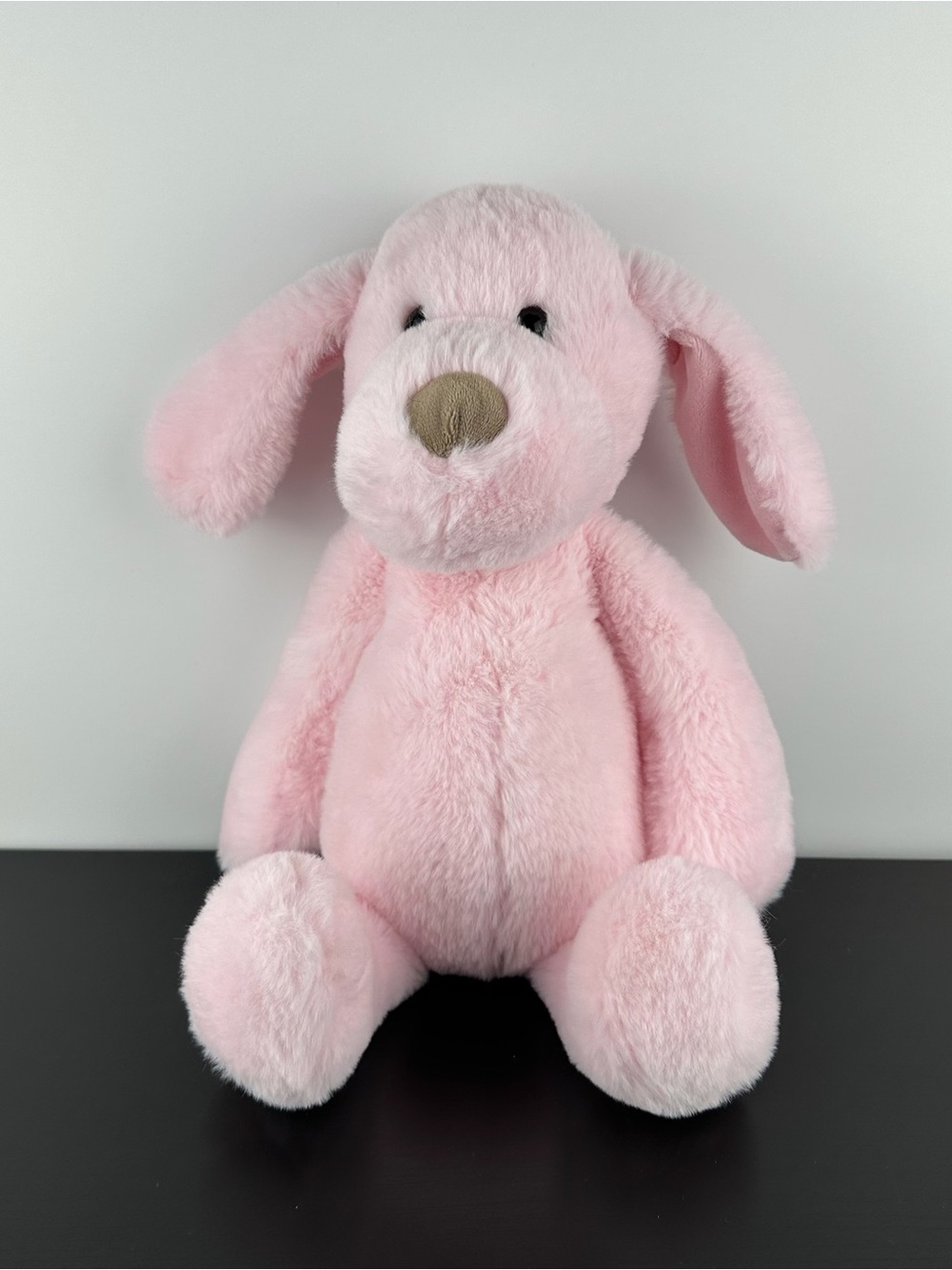 World's Softest Rare Pink Puppy Dog Lushees 16" Worlds Soft Plush Lushee